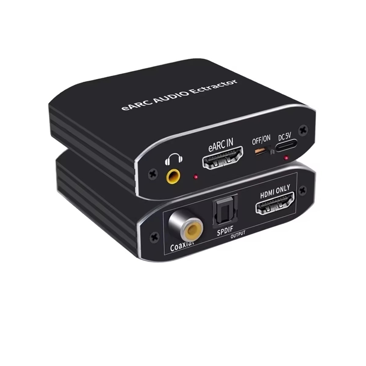 NÖRDIC 8K HDMI 2.1 eARC/ARC Extractor, HDMI eARC/ARC til HDMI 7.1CH Dolby Atmos, Koaksial, S/PDIF, AUX