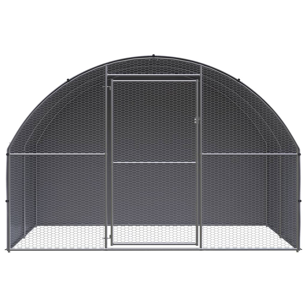 Poulailler d'extérieur 3x2x2 m acier galvanisé