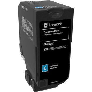 Lexmark 74C2SCE Cartouche de toner 1 pièce(s) Original Cyan