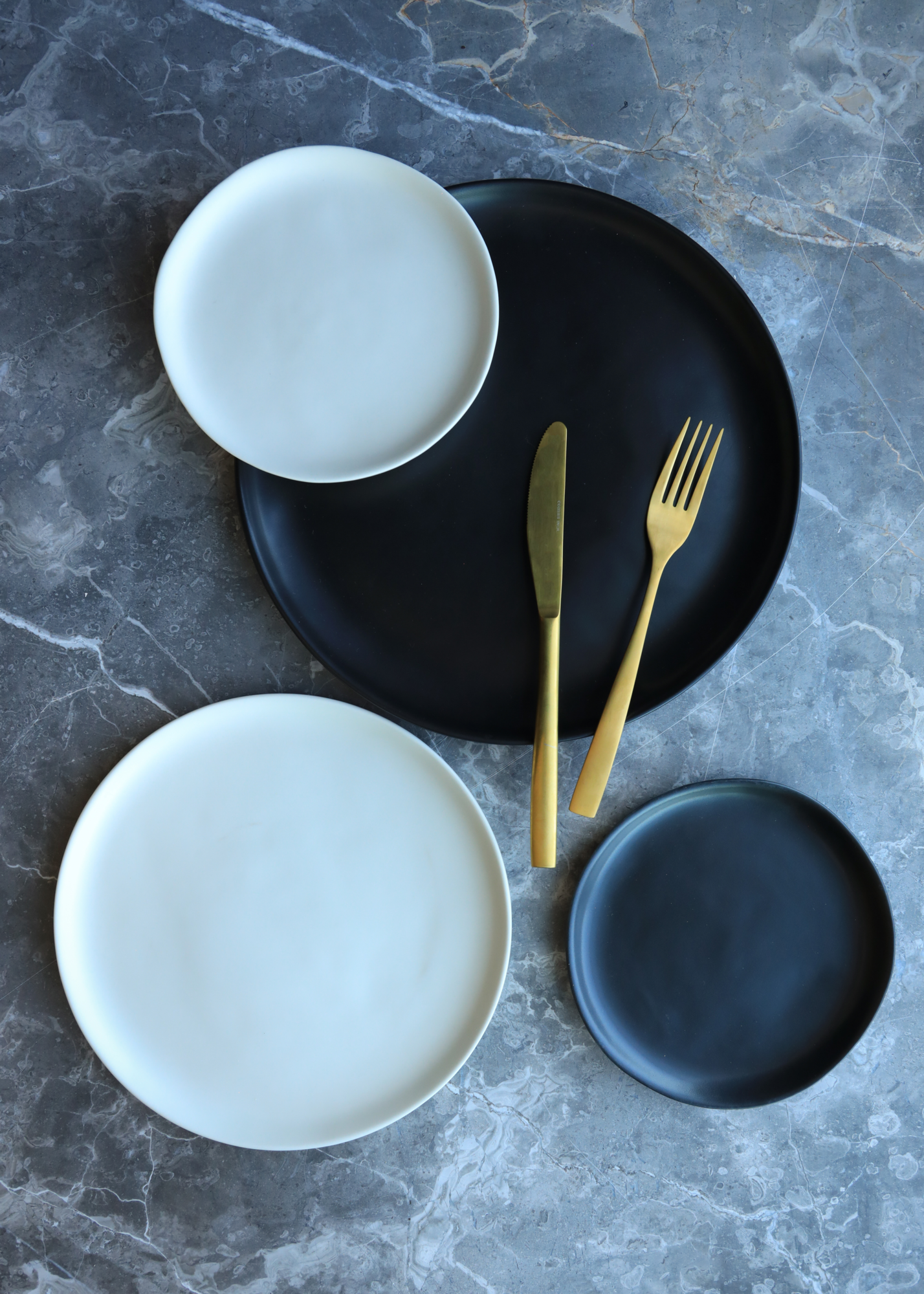 Gebaksbordje Alva Ø17 cm naturel - set van 6