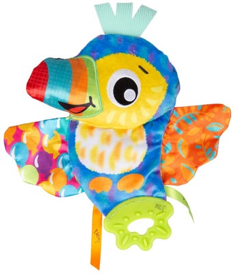 PlayGro Crinkle Blankie Tamika Toucan Aktivitetsleke