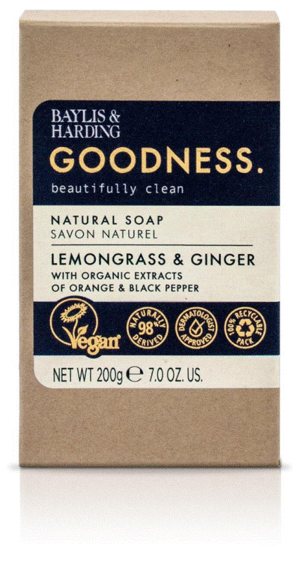 Baylis & Harding Goodness Zeep Citroengras & Gember 200gr
