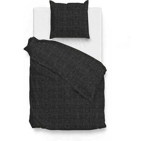 Dekbedovertrek Lino - Midnight Black