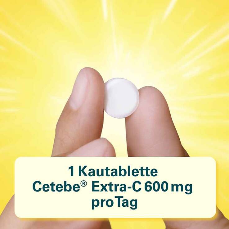 Cetebe Extra-C 600 mg Kautabletten, 120 St