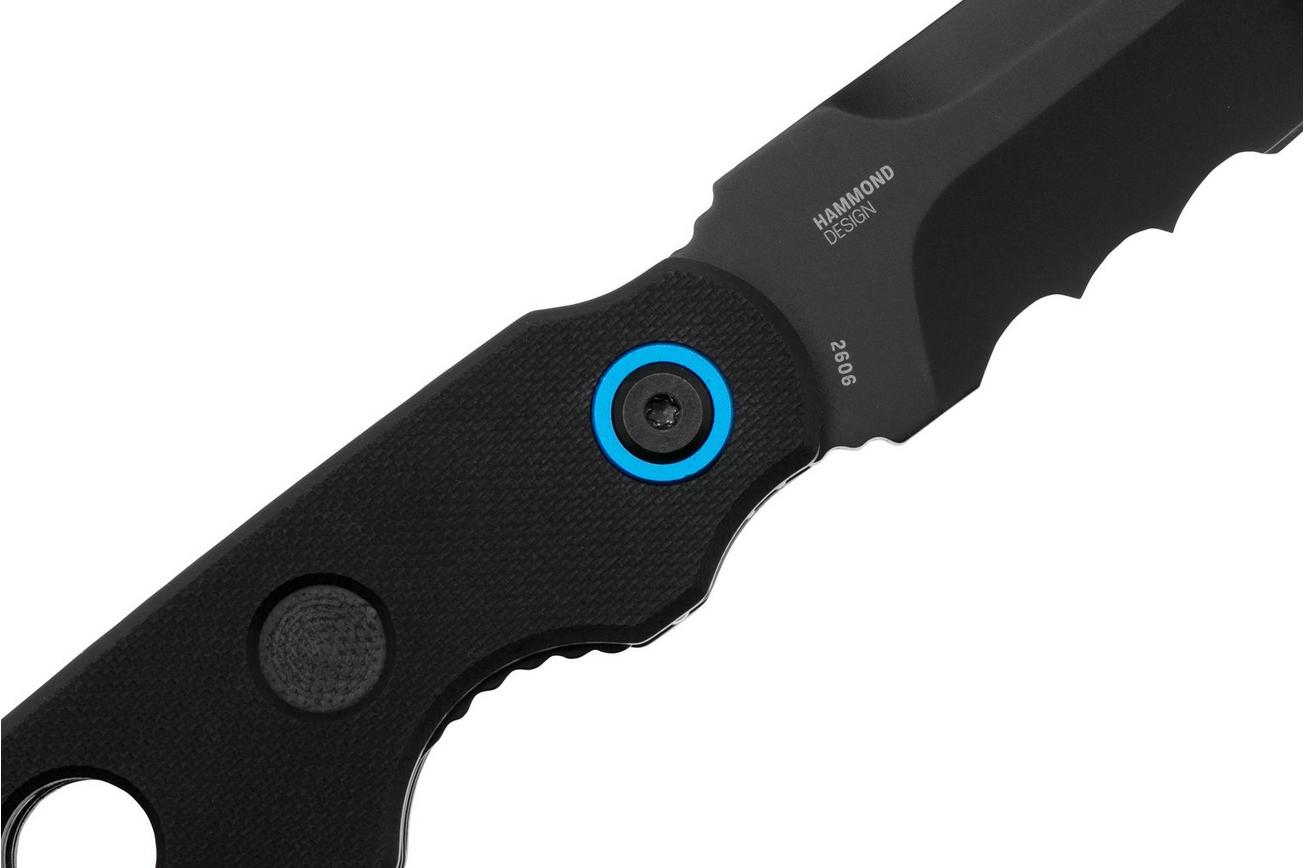 CRKT A.B.C. Folder, Veff Serrations 2606 Black G10 zakmes, Jim Hammond design