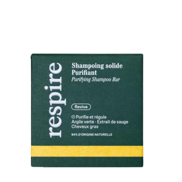 Respire Shampoing Solide Purifiant Fleur de Cactus 75g