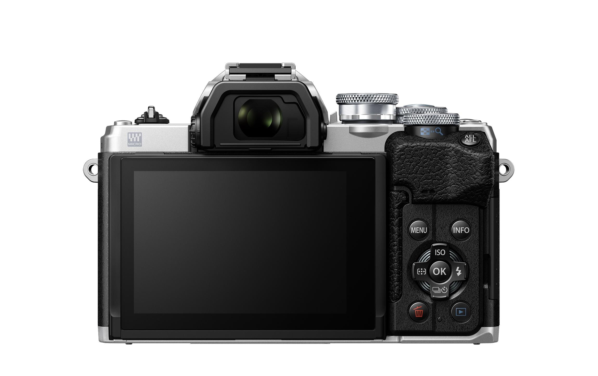 Fotokamera E-M10 Mark IV Body Silber<br>Kompakte Fotokamera mit Bildstabilisator und Sucher