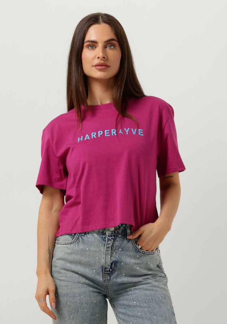 HARPER & YVE lila harper & yve t-shirt harper-ss