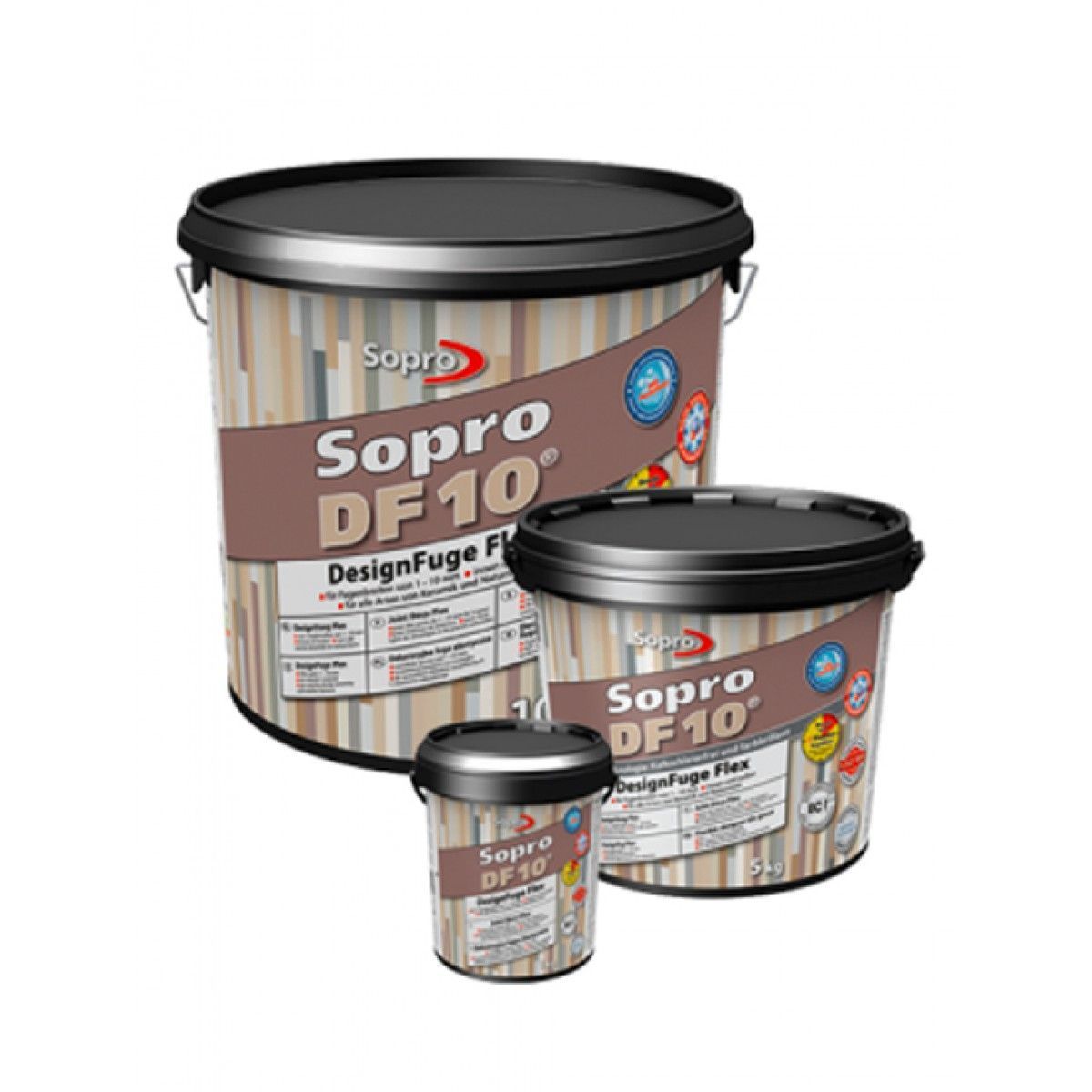 Sopro Voegmortel Sopro DF 10 Flexibel licht grijs nr. 16 1kg