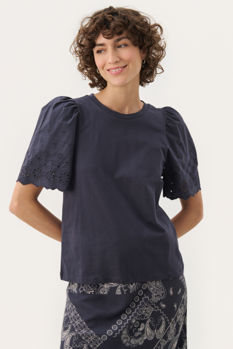 Part Two blauwe dames t-shirt