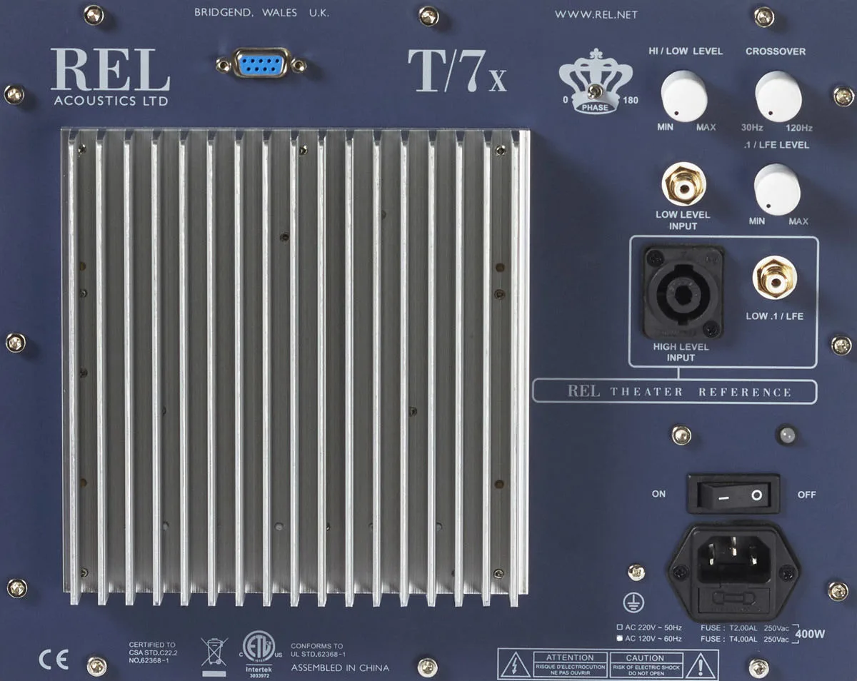 REL Acoustics T/7x Blanc Caissons de basses
