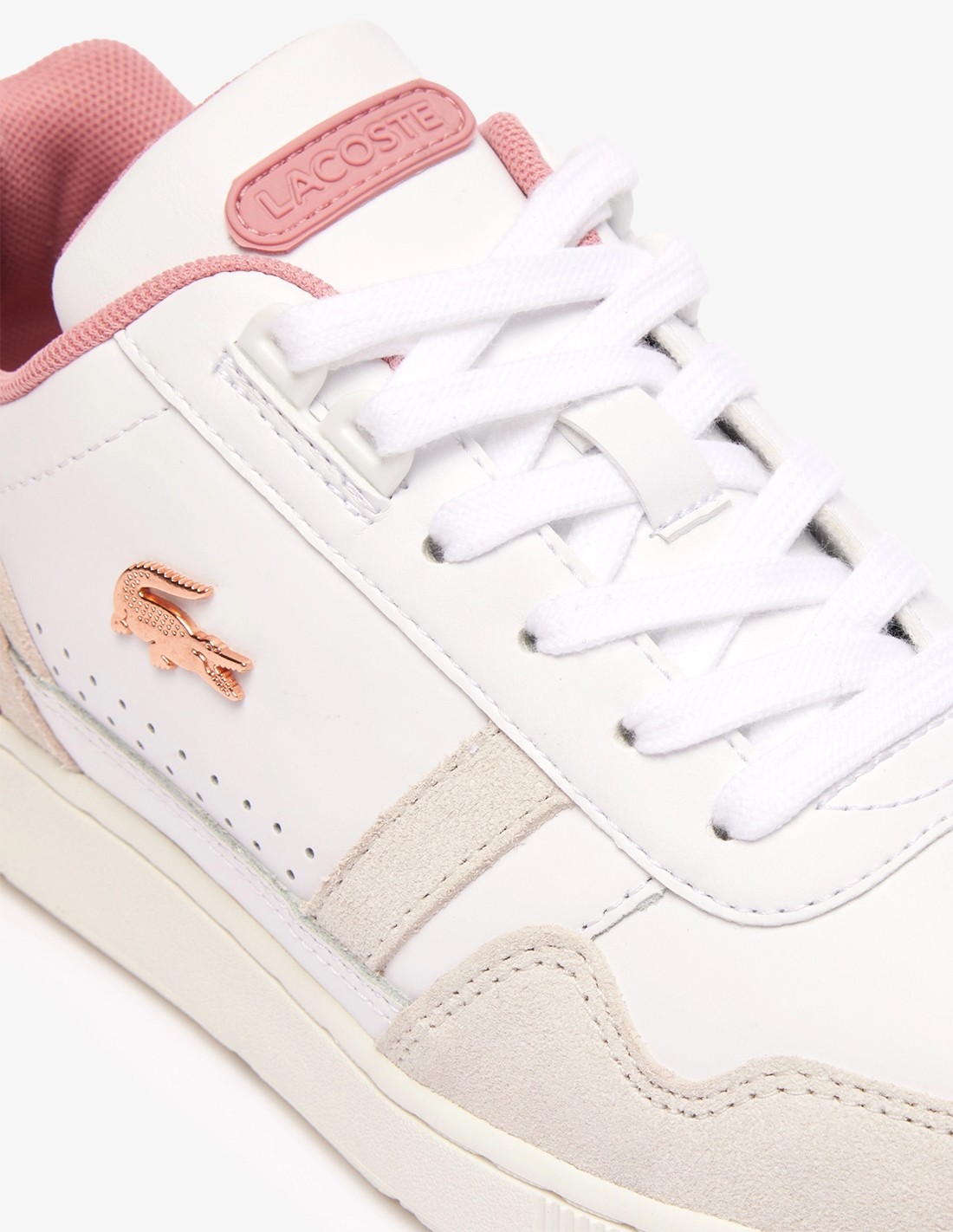 lacoste Basket de ville Femme t-clip 124 6 sfa blanc/rose