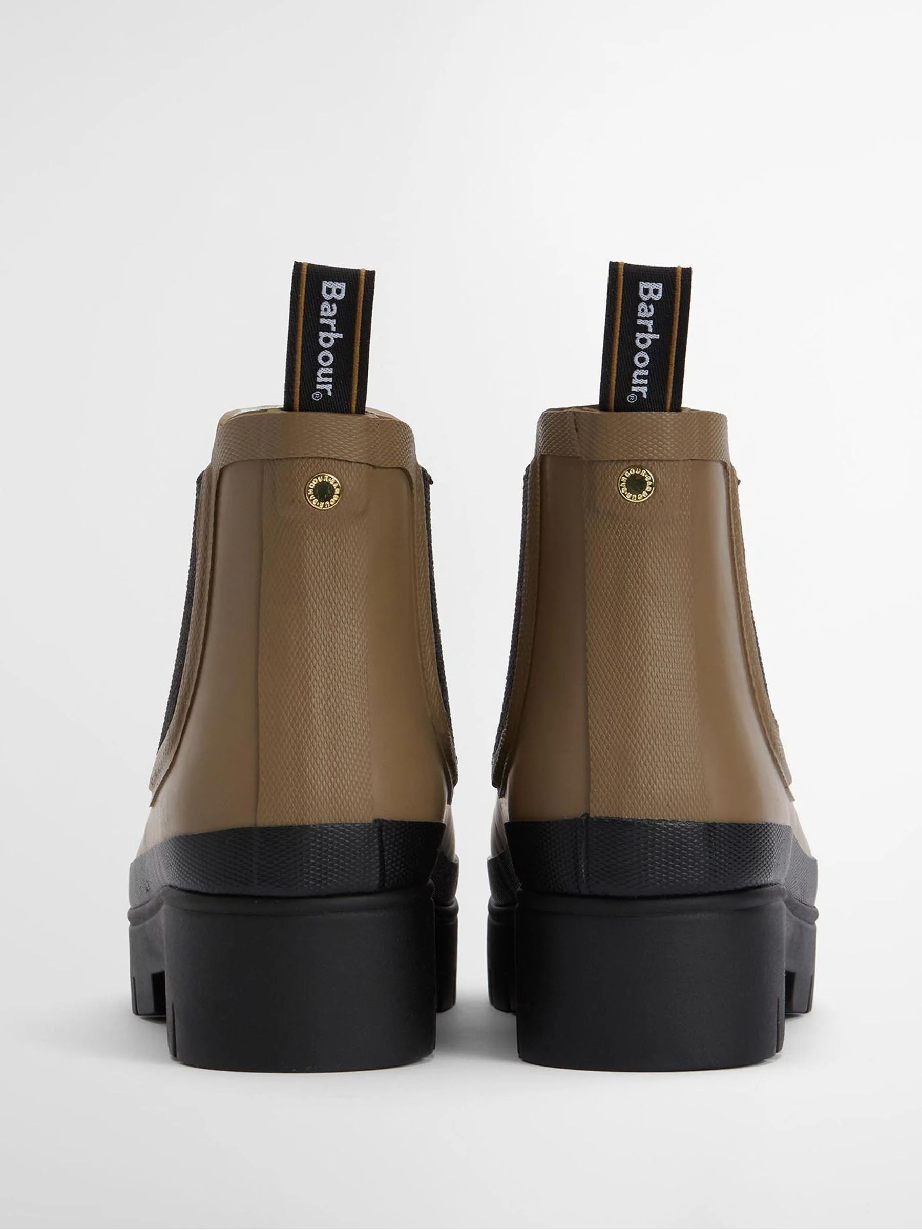 Crème - Barbour® Halton Chelsea Wellington laarzen