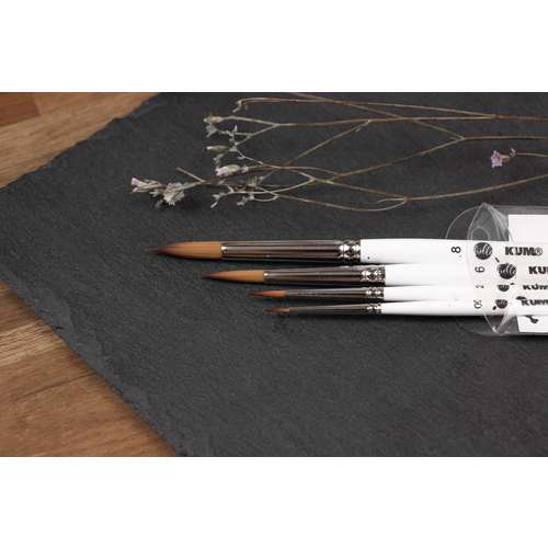 KUM® Frau Hölle Blob Brush Aquarellpinsel-Set, 4-teilig