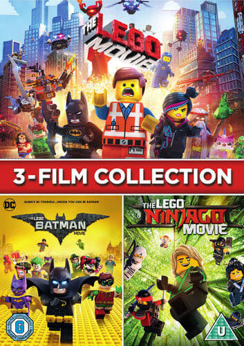 LEGO 3-film Collection DVD (2018) Phil Lord Cert U 3 Discs Region 2
