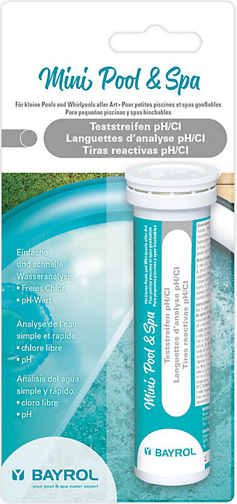 Languettes d'analyse PH et Chlore Bayrol