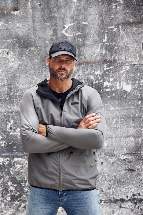 JP1880 Regenjacke, Vollfunktion, Outdoor 3x-Funktion, Kapuze, wasserdichte Zipper