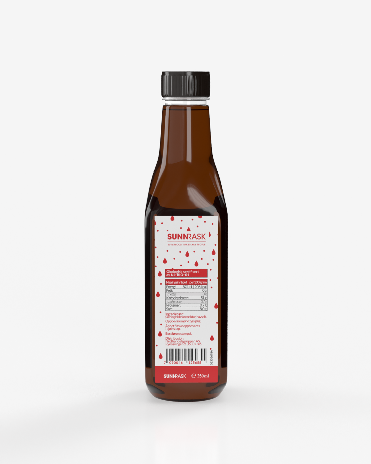 Økologisk Coconut Aminos 250ml (3-pack)