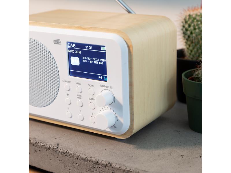Audizio DAB  Radio Milan Weiss DAB  Radio mit Bluetooth