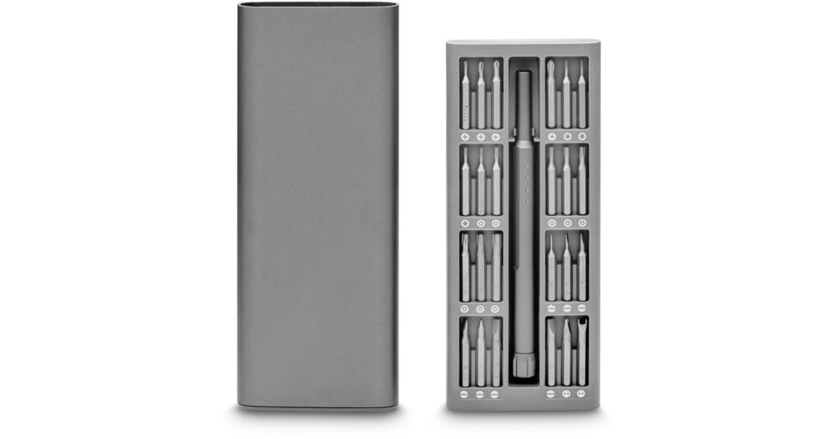 EKWBEK Loop Screwdriver Basic Set bitset  (Aluminium, 49 stuks)