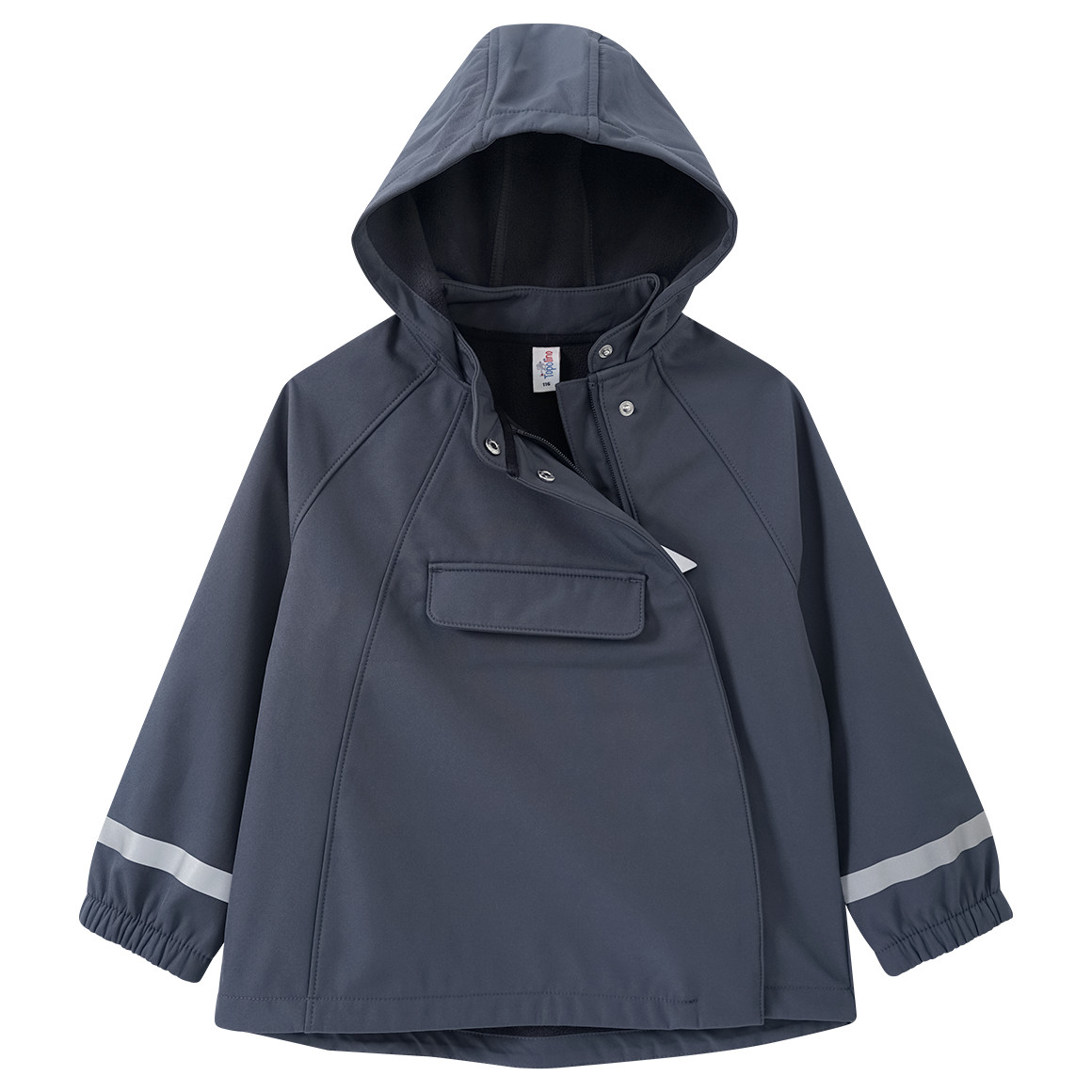 Topolino Kinder Softshelljacke mit Kapuze dunkelblau