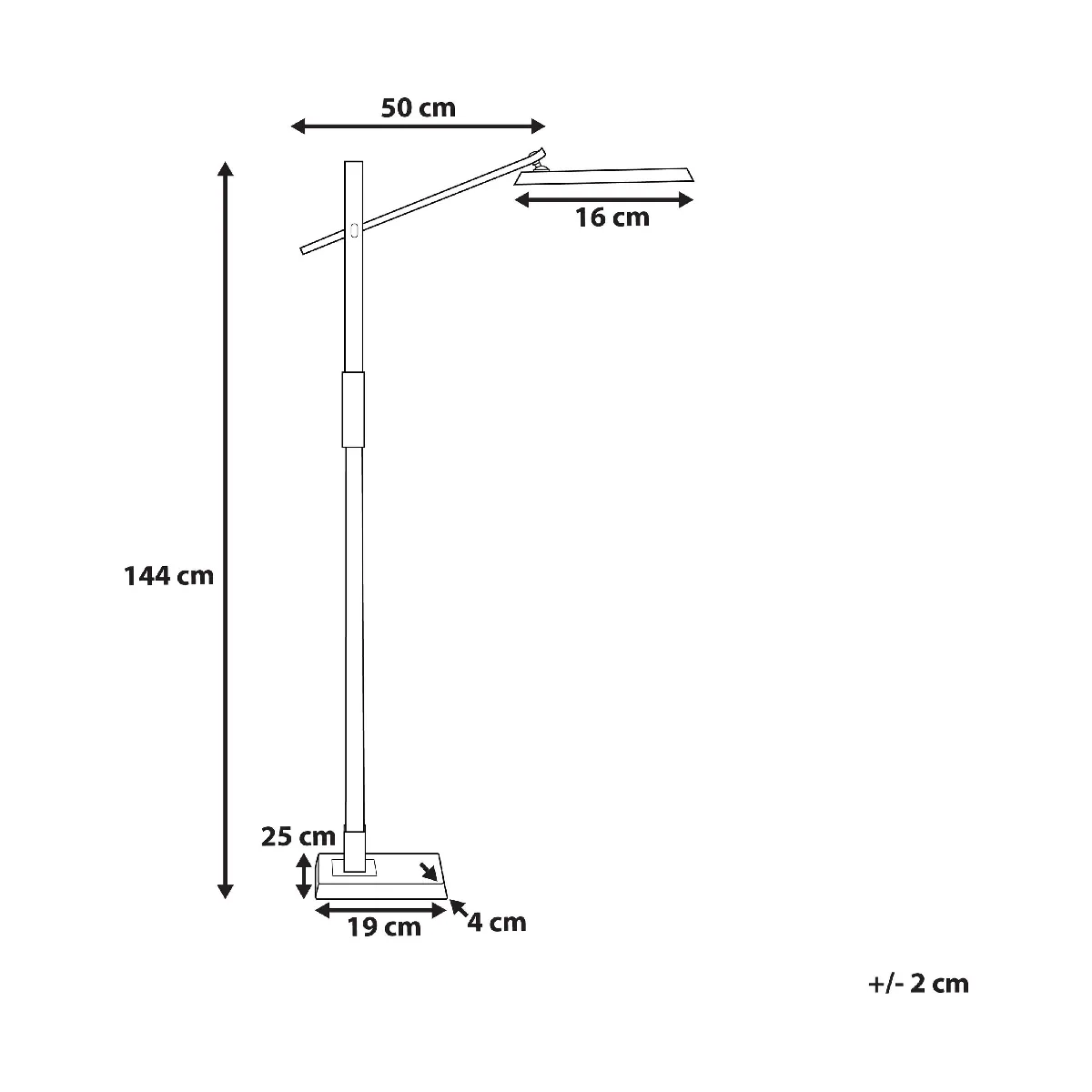 Beliani Lampadaire AQUARIUS