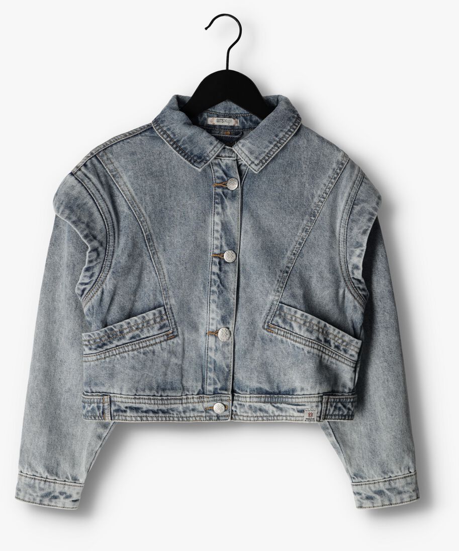 INDIAN BLUE JEANS blauwe indian blue jeans spijkerjas denim jacket capsleeve