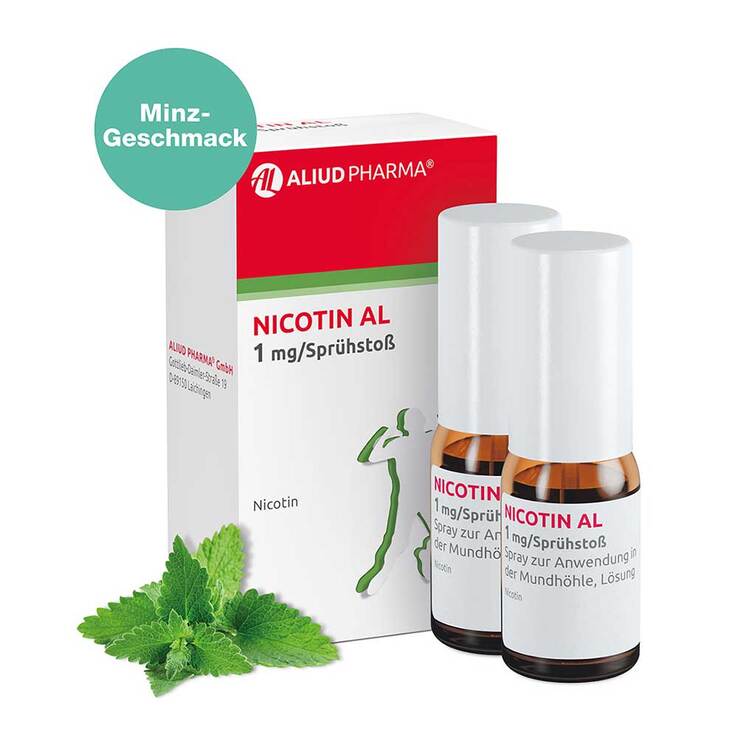 NICOTIN AL 1mg/Sprühstoß Spray, 2 St
