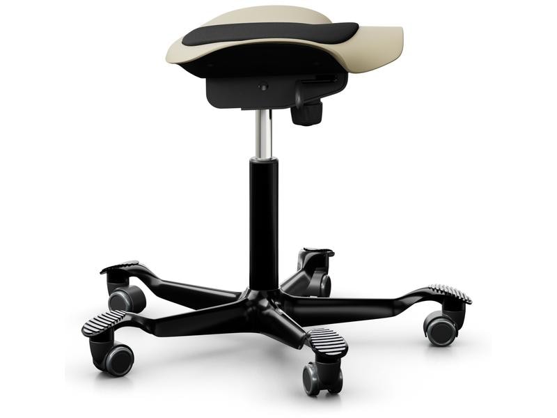 HÅG Bürostuhl Capisco Puls 8001 Sand Höhenverstellbarer, ergonomischer Sitz-Hocker