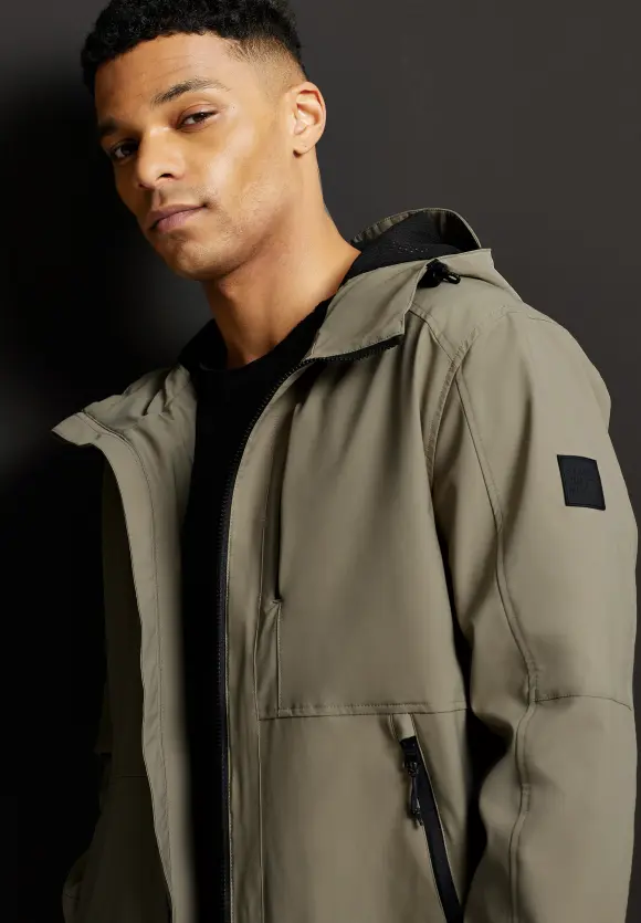 Wasserabweisende Jacke - herb green