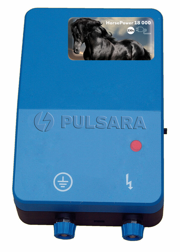 Pulsara Horsepower 18.000 - Lichtnet schrikdraadapparaat - 27.5 cm - 230V - 1.8 Joule - 15.5 cm