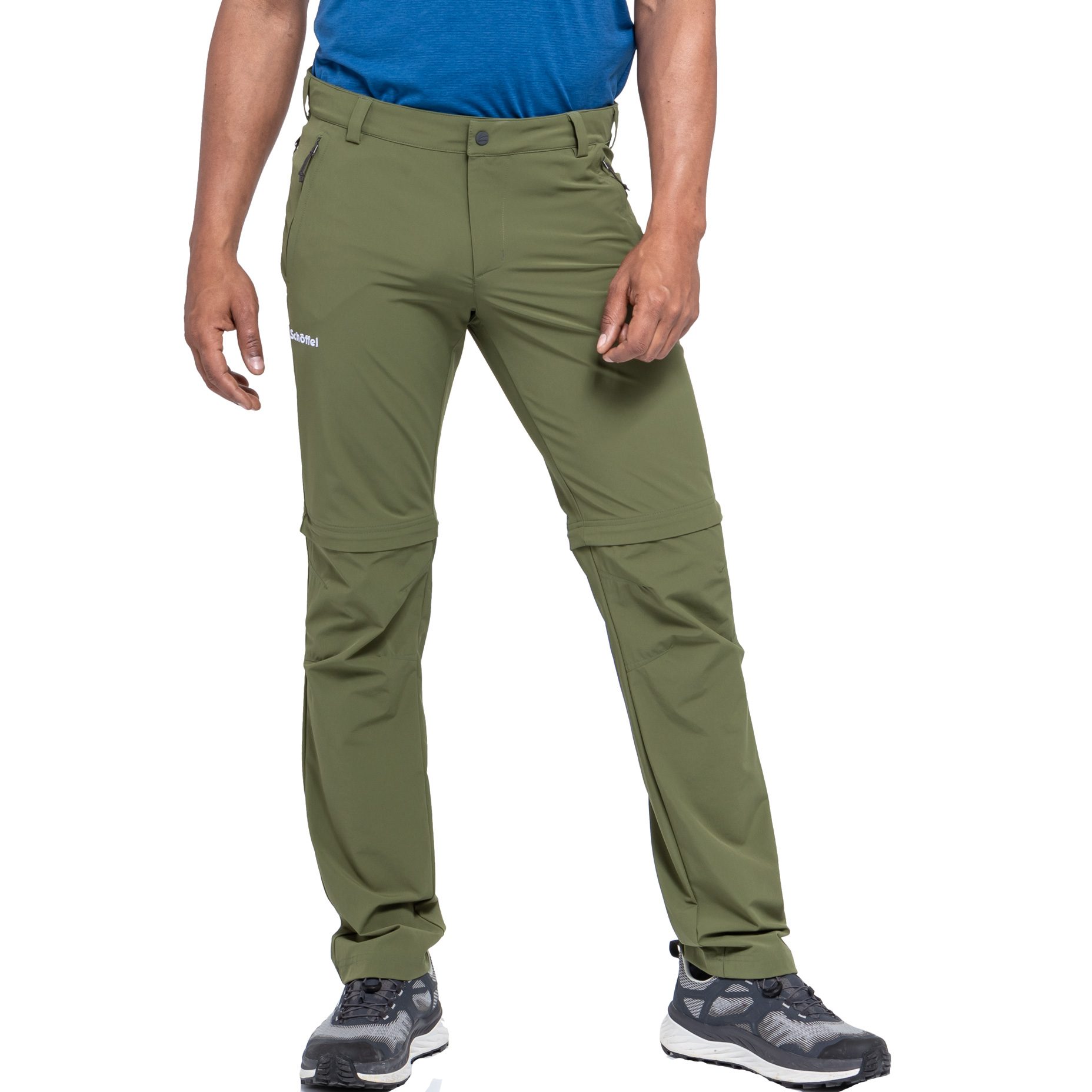 Schöffel Folkstone Zip-Off Wanderhose Herren balsam green