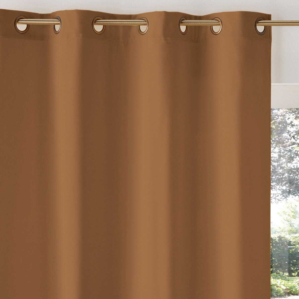 LA REDOUTE INTERIEURS<br>Cortina de veludo com ilhós Veludo