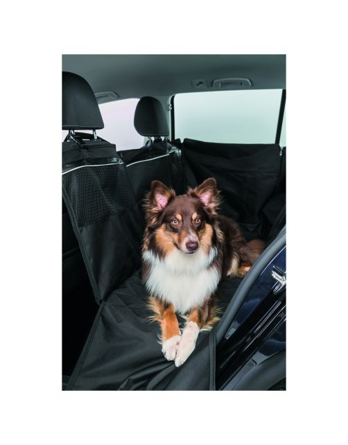 Trixie Autobeschermdeken - Hondenautoaccessoire - 1.55x1.30 m Zwart