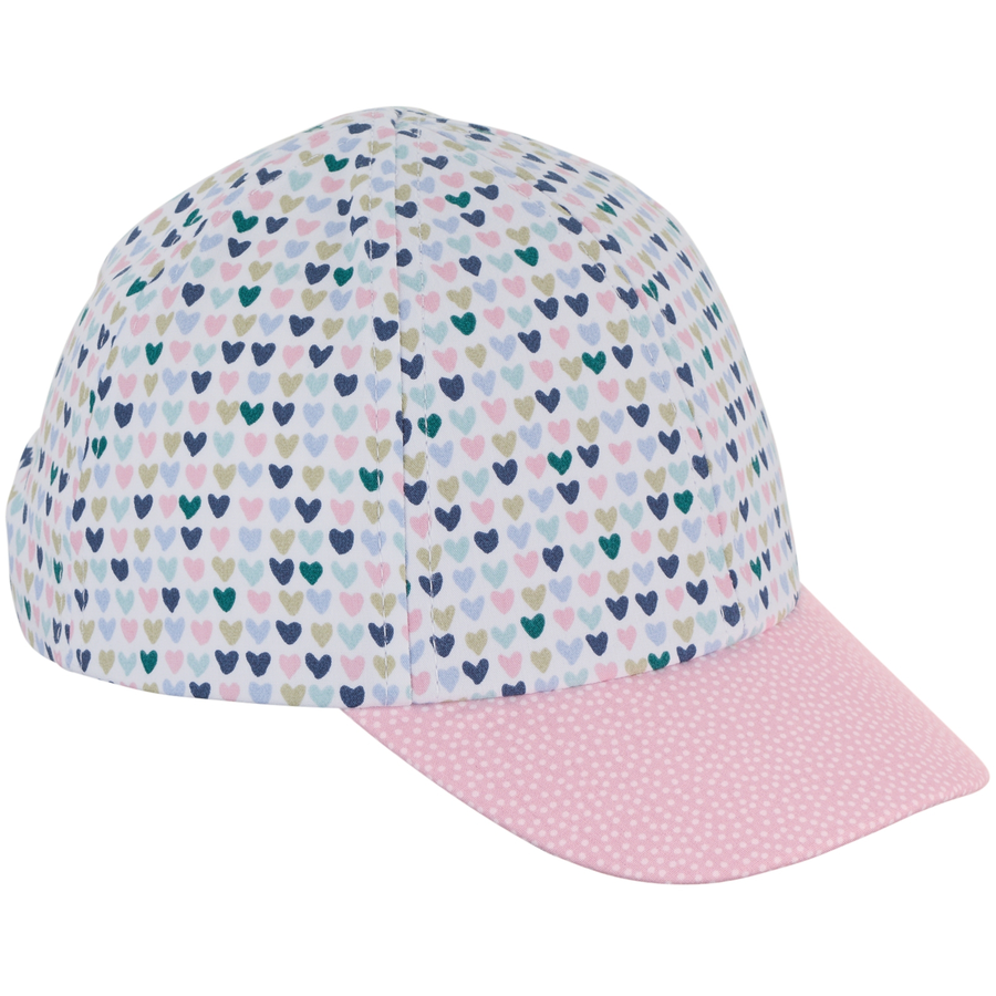 Sterntaler Basecap Herzchen weiss