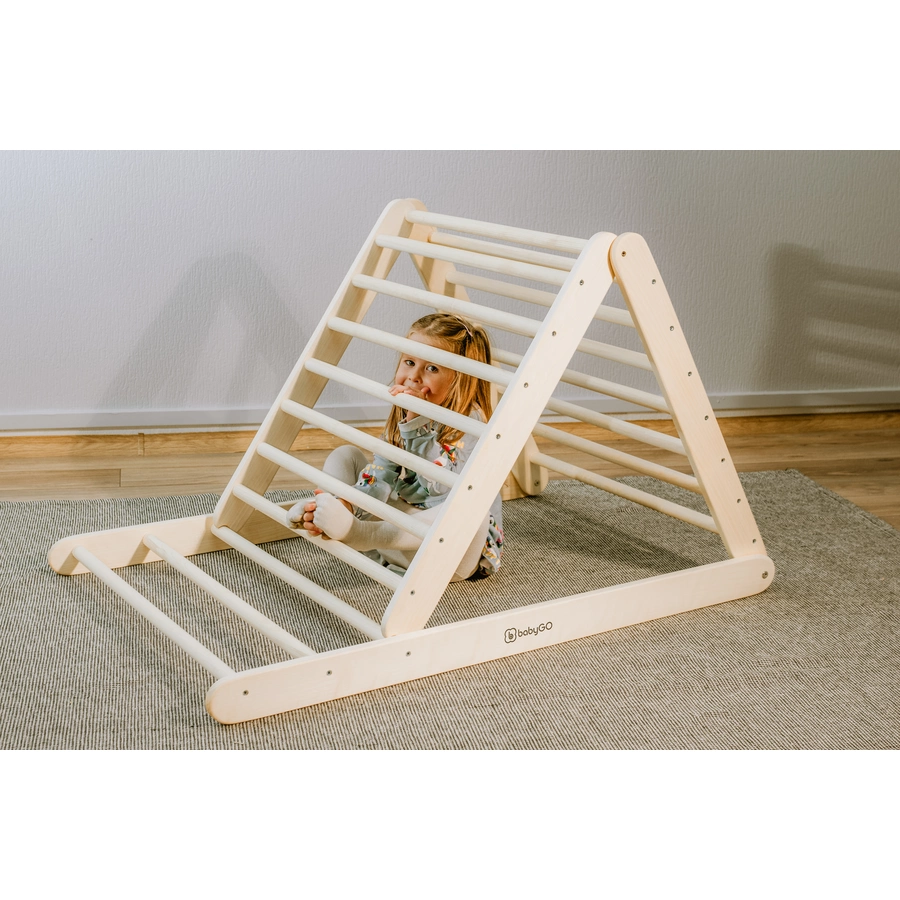 babyGO Kletterdreieck XXL Woodland, bunt