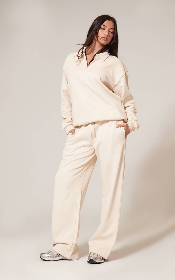 Ecru Jogging Large En Molleton Premium