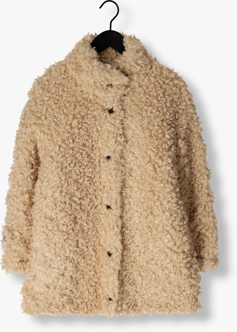 beige co'couture teddy jas teddy mix jacket
