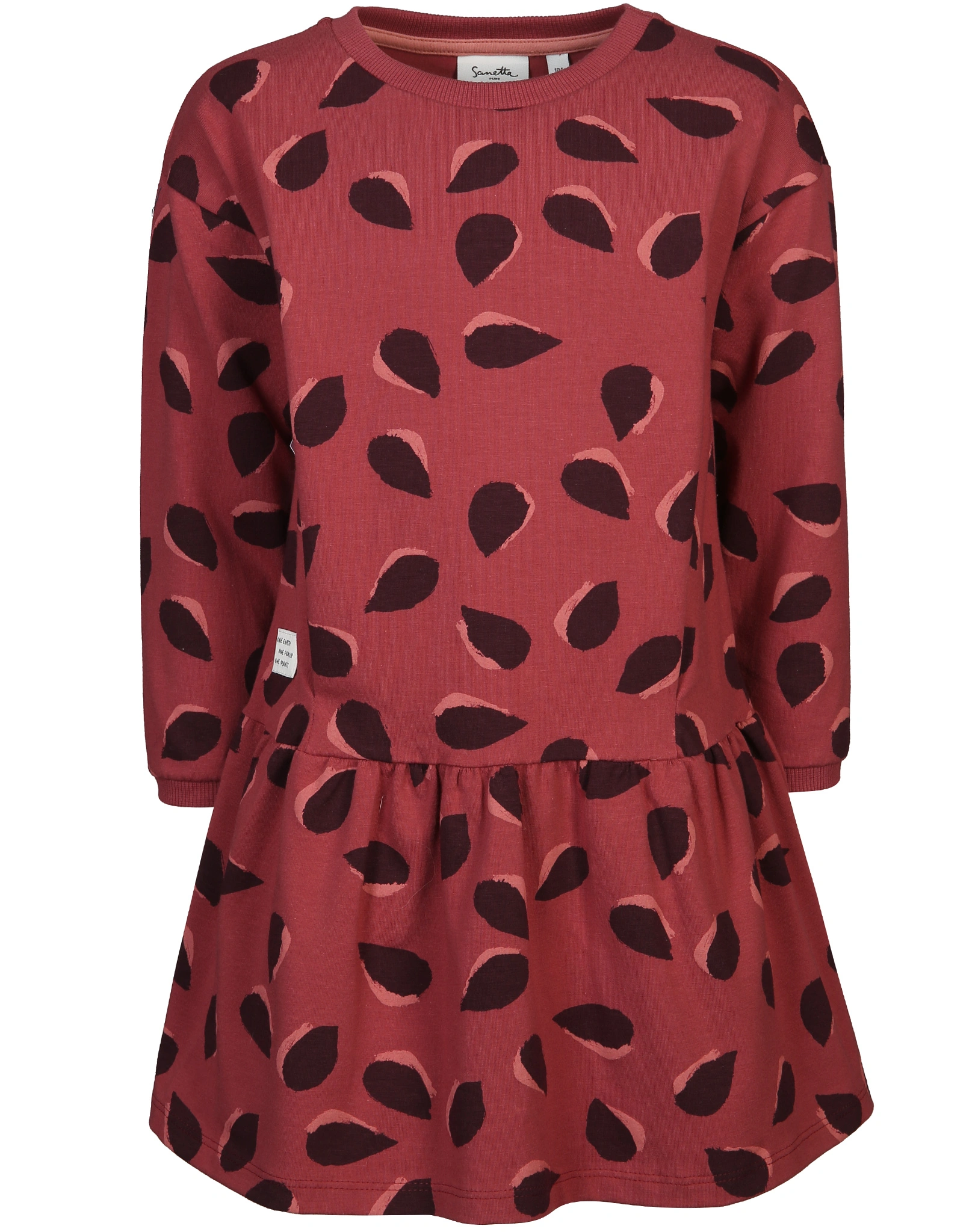 Kleid AUTUMN AOP in faded red