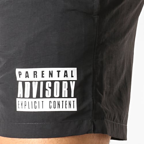 Short De Bain Logo Noir