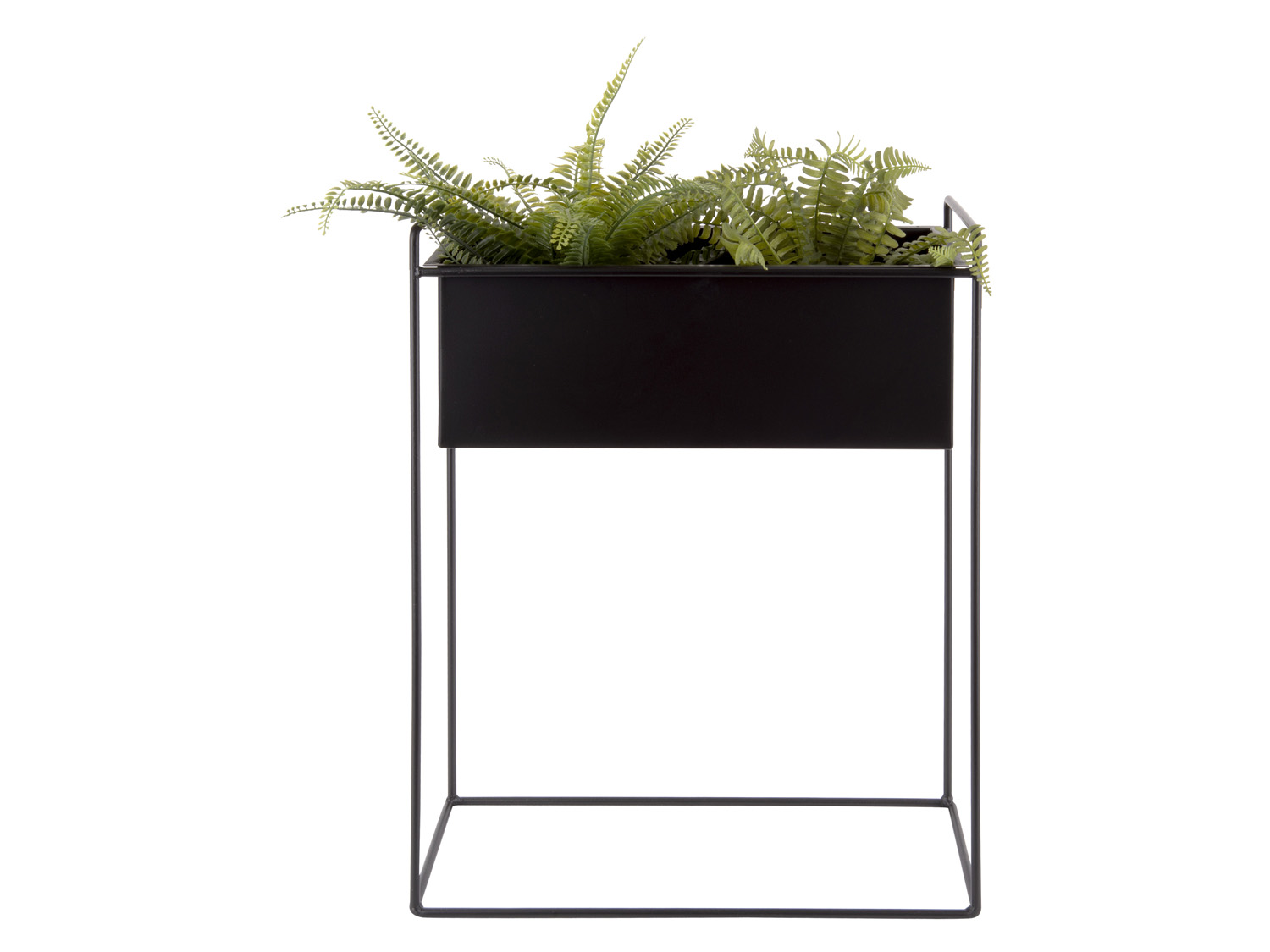 Plant pot set Essence straight iron black