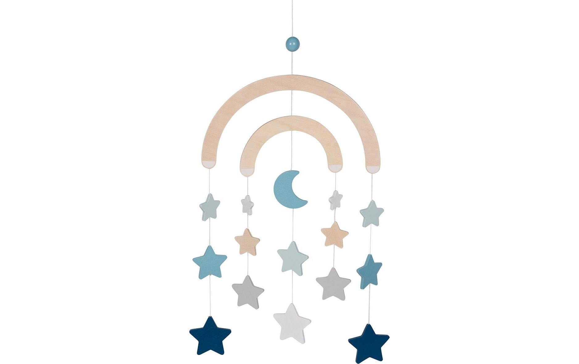 Mobile Lifestyle Azur Blau/Grau/NatureHolzmobile