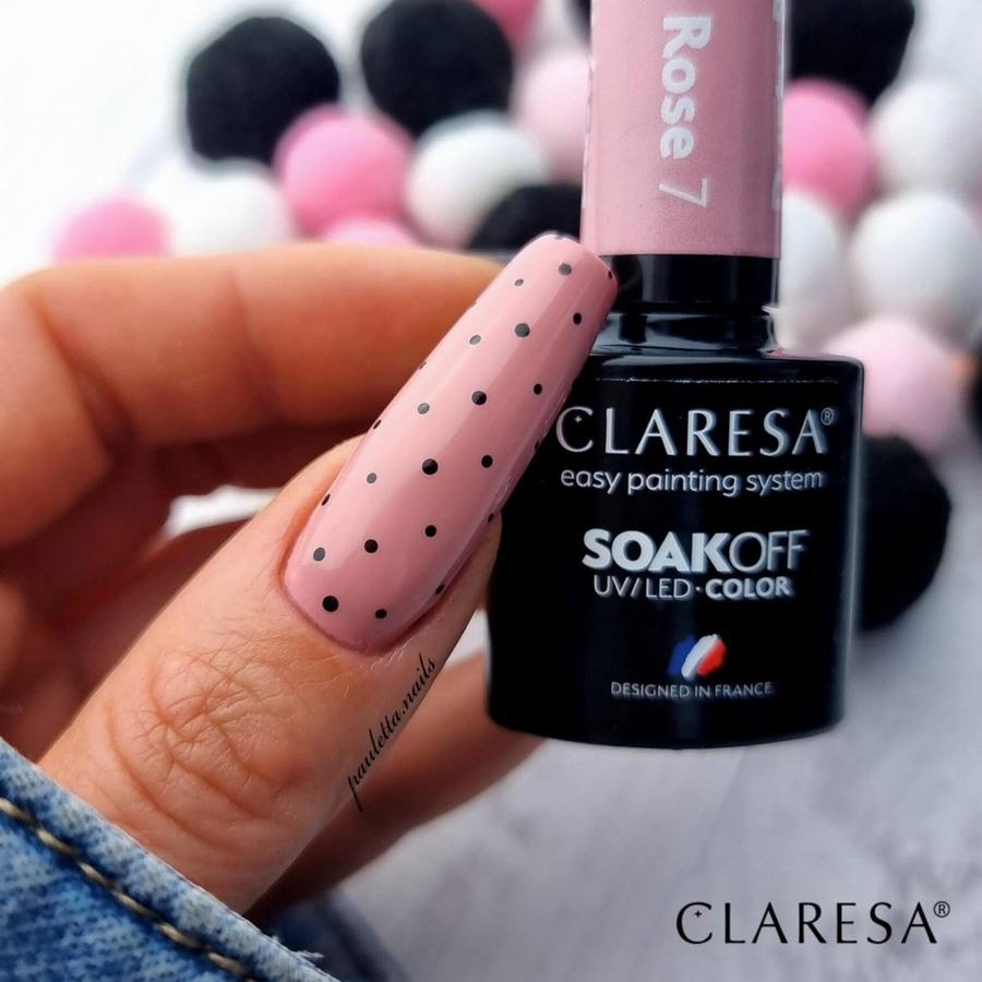 Claresa Nail Polish Hybrid Soak Off Dusty Rose 07 5ml