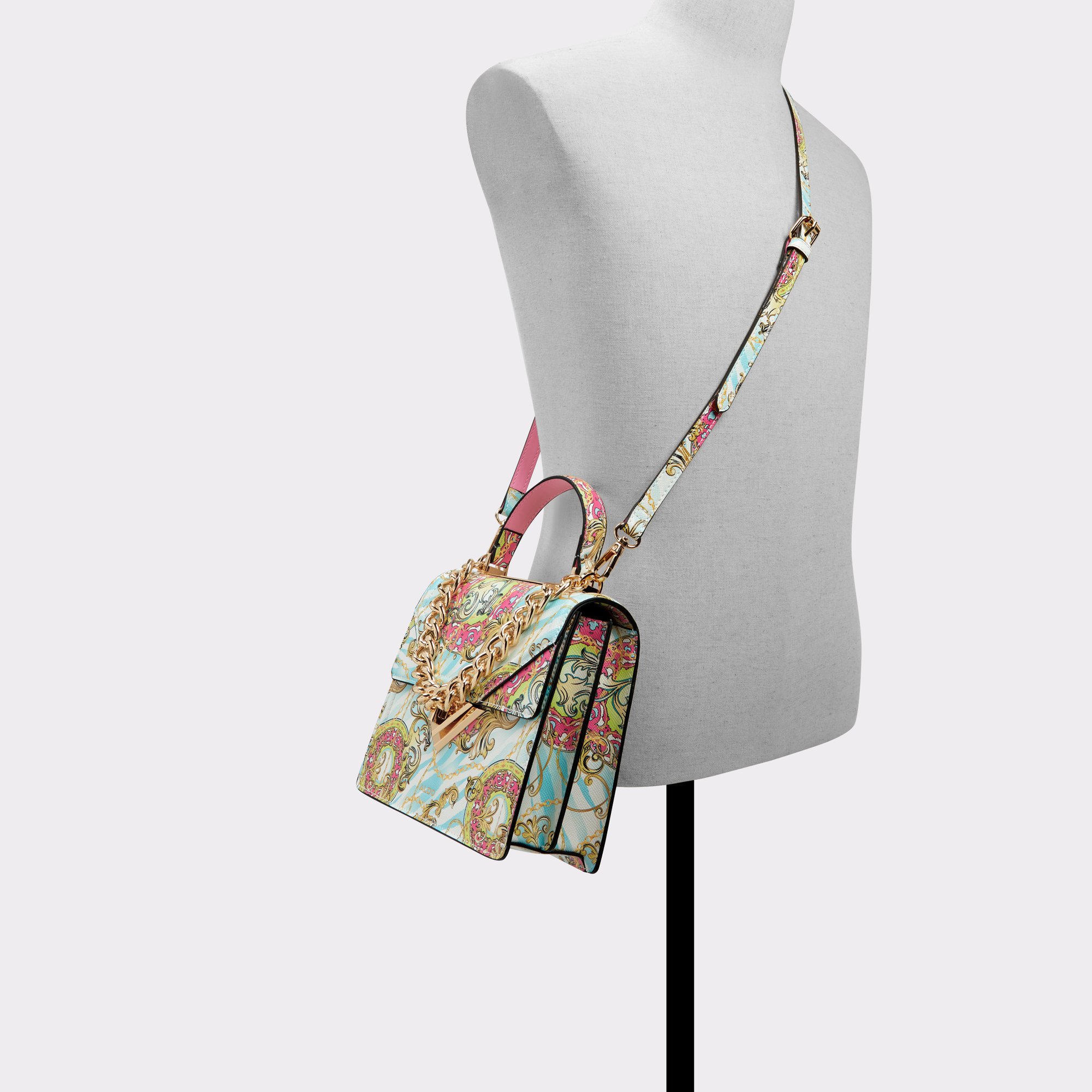 Luxsavane Bright Multi Women Top Handle Bags
