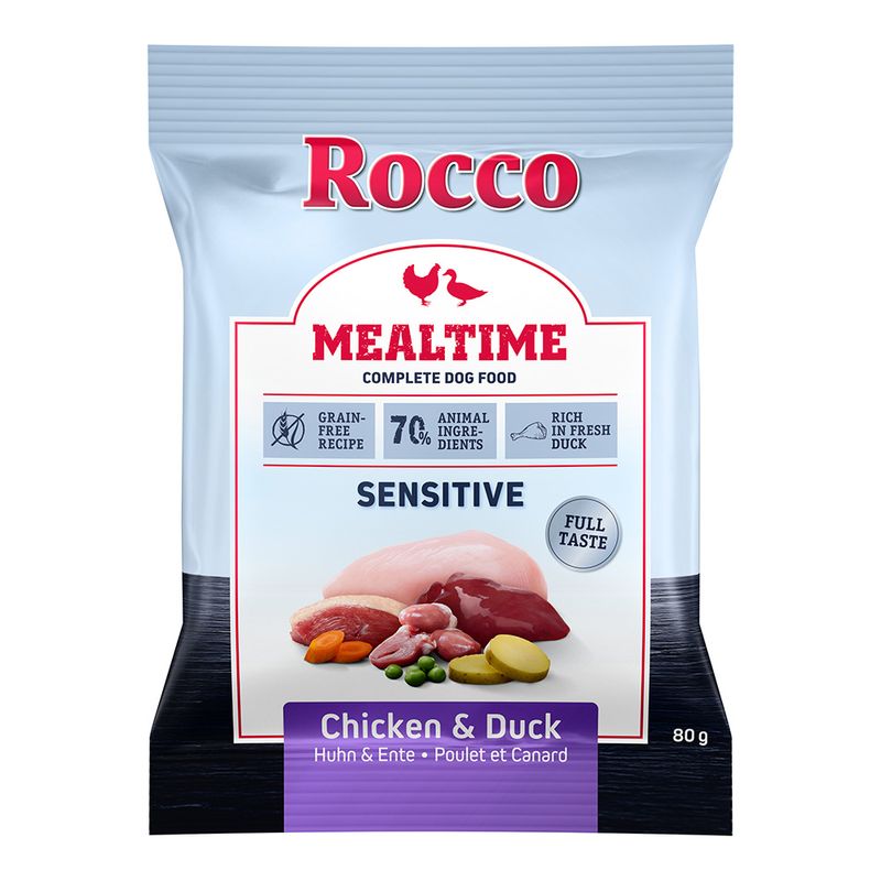Rocco Mealtime Sensitive poulet, canard