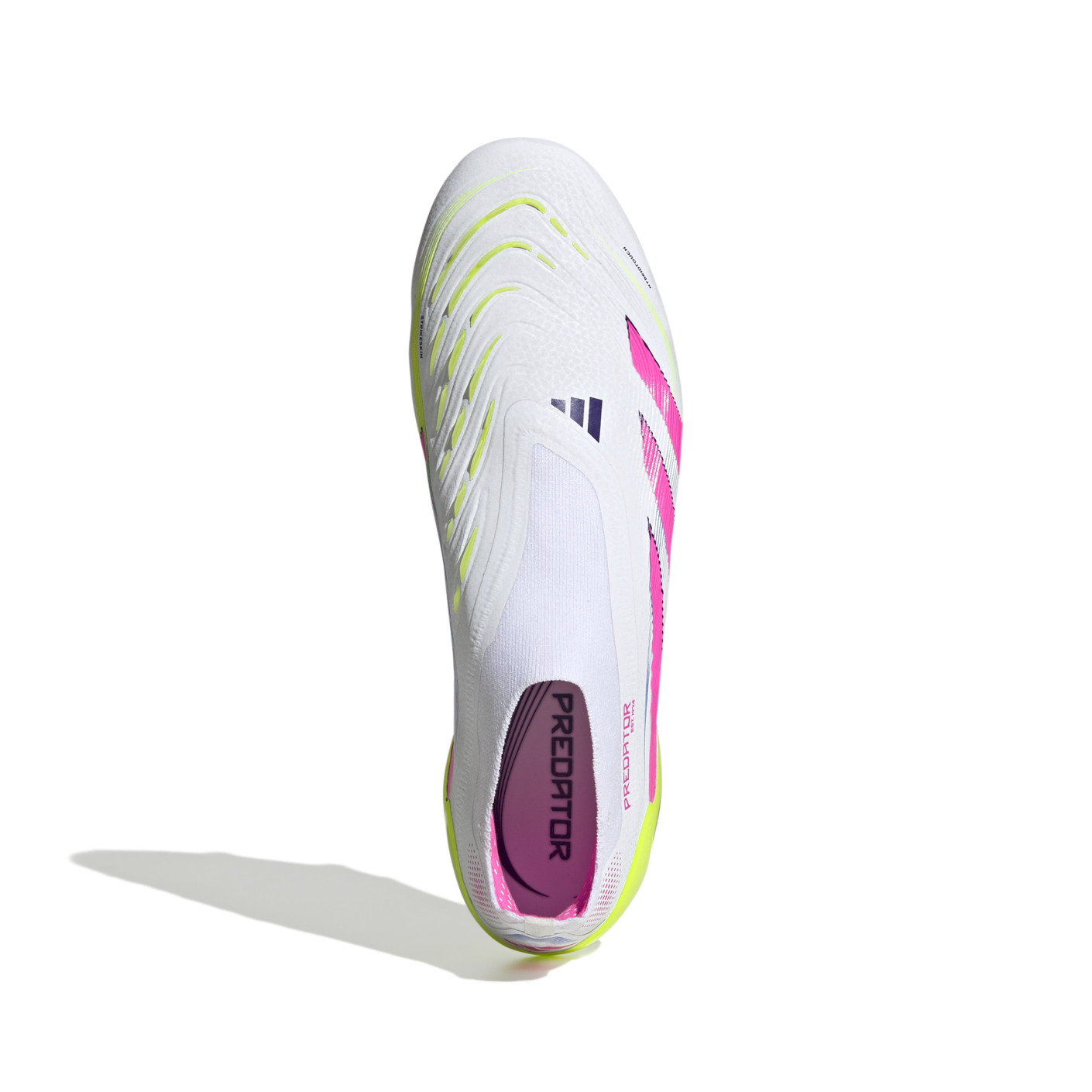 Adidas Predator Elite Veterloze Gras Voetbalschoenen (FG) Wit Roze Neongeel