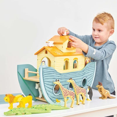 Le Toy Van Noahs Ark & Dyr Lekesett