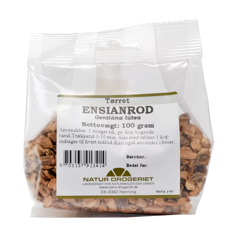 Natur Drogeriet skåret ensianrod - 100 gram