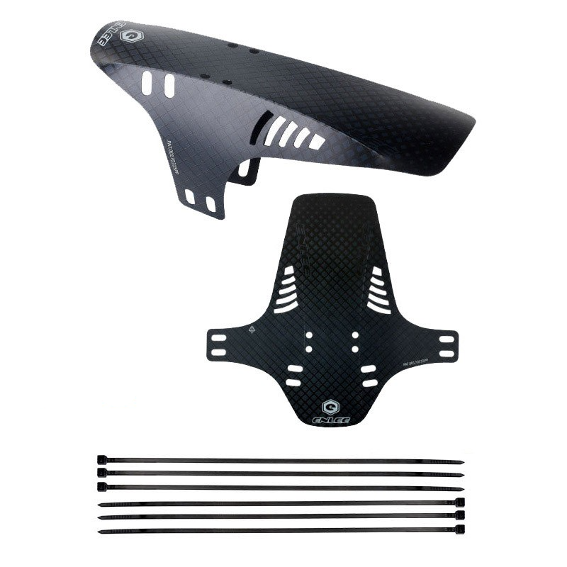 Fahrrad Schutzblech Velo Radschutz für Vorder- oder Hinterrad - Schwarz