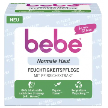 BEBE Feuchtigkeitspflege<br>50 ml, Topf, Creme